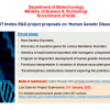 DBT Invites R&D project proposals on Human Genetic Diseases