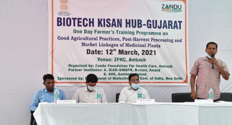 Technologically empower the farmers on cultivation & processing of medicinal & aromatic plants_Gujarat