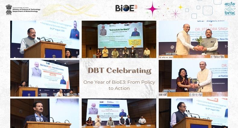 DBT Celebrating One Year of BioE3: From Policy to Action