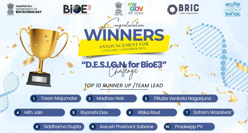 Design BioE3_Top 10 Runner UP