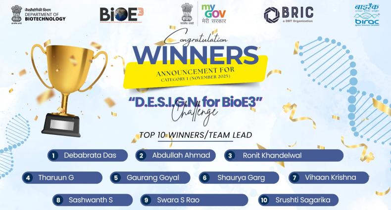 Design BioE3_Top 10 Winner